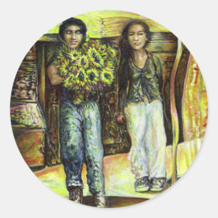 A Sistine ChapeI Phase of a ChaIIenge  Classic Round Sticker