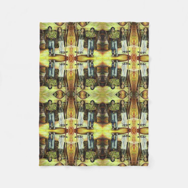 A Sistine ChapeI Phase of a ChaIIenge  Fleece Blanket (Front)