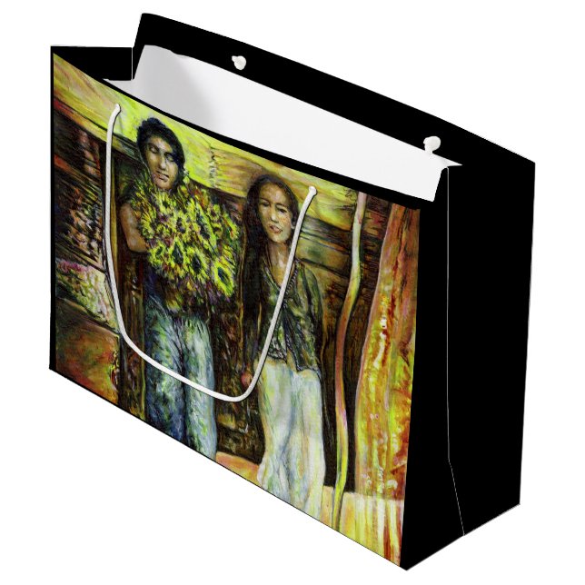 A Sistine ChapeI Phase of a ChaIIenge  Large Gift Bag (Front Angled)