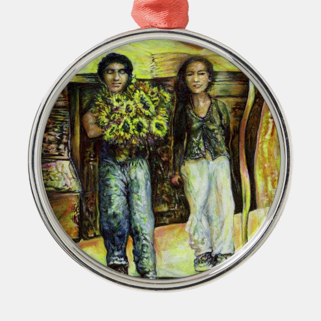 A Sistine ChapeI Phase of a ChaIIenge  Metal Ornament (Front)