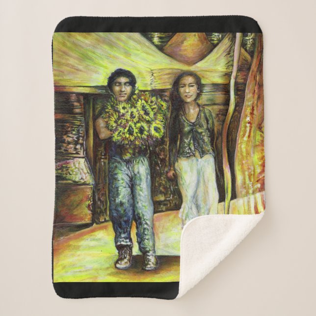 A Sistine ChapeI Phase of a ChaIIenge  Sherpa Blanket (Front)