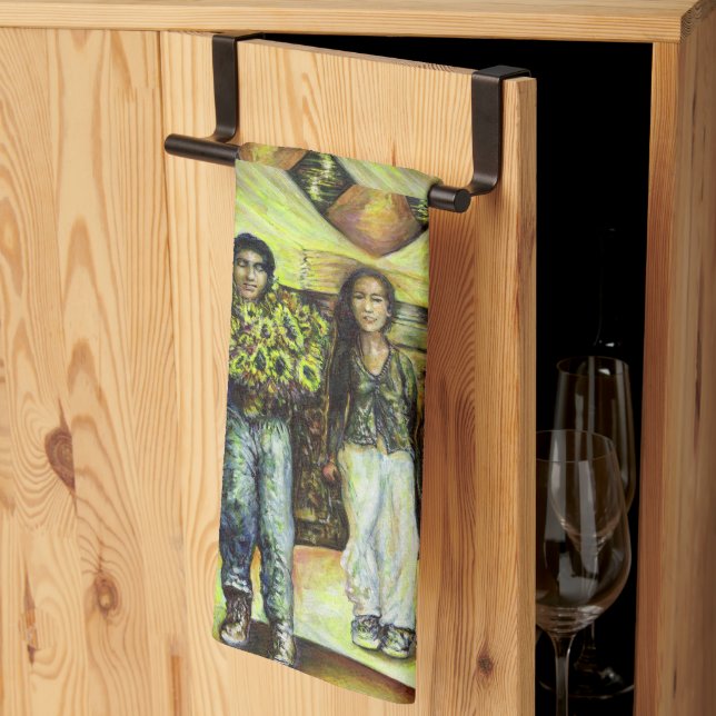 A Sistine ChapeI Phase of a ChaIIenge  Tea Towel (Thirds Fold)