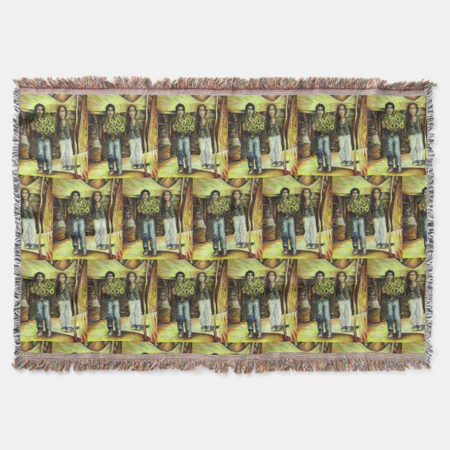 A Sistine ChapeI Phase of a ChaIIenge  Throw Blanket (Front)