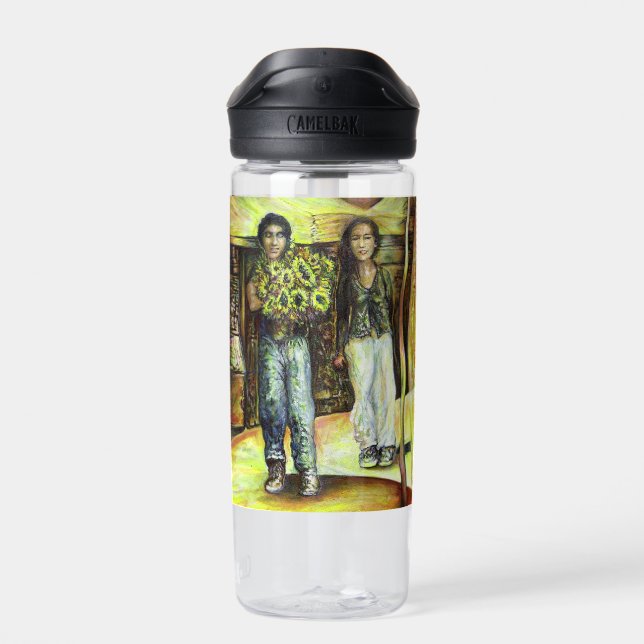 A Sistine ChapeI Phase of a ChaIIenge  Water Bottle (Back)