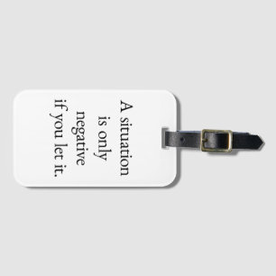 A Situation Luggage Tag