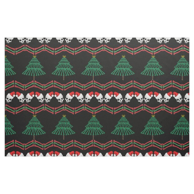 A skeletal christmas sweater fabric (Fat Quarter)