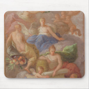 A Sketch of Gratitude Crowned by Peace, with Other Mouse Pad