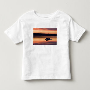 A skiff at sunrise in Eggemoggin Reach in Little Toddler T-Shirt