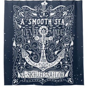 A Skilled Sailor Shower Curtain