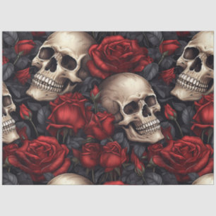 A Skull and Roses Series Design 10 Tissue Paper