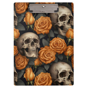 A Skull and Roses Series Design 11 Clipboard