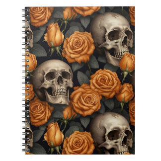 A Skull and Roses Series Design 11 Notebook