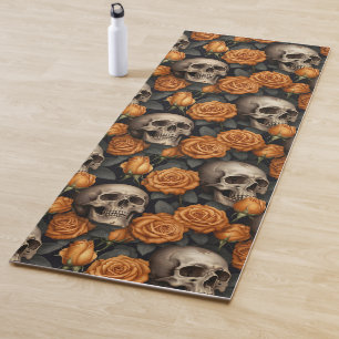 A Skull and Roses Series Design 11 Yoga Mat