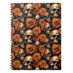 A Skull and Roses Series Design 9 Notebook