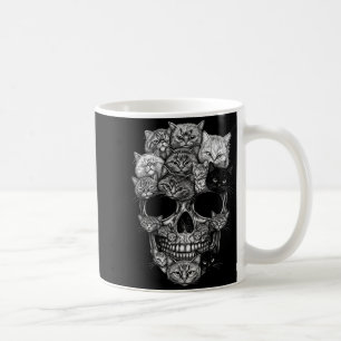 A Skull But Its Cats Kitty Skeleton Halloween Cat Coffee Mug