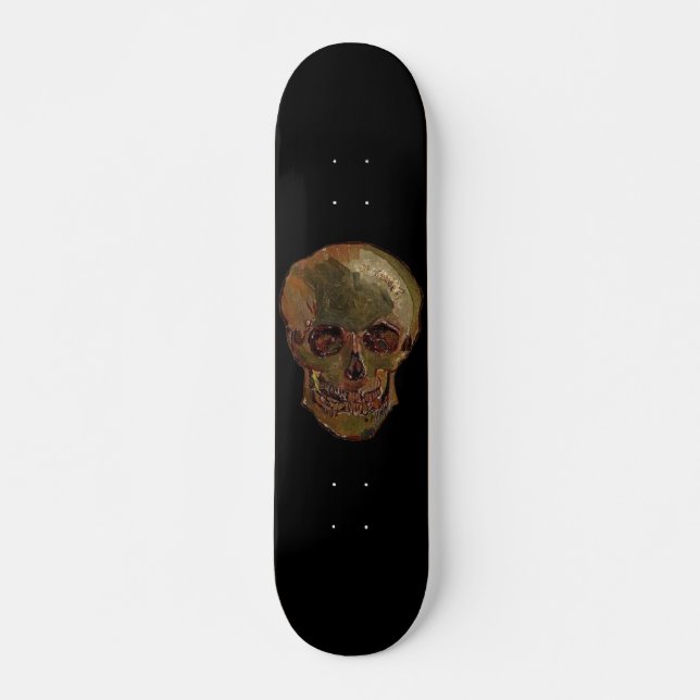 A Skull by Vincent van Gogh Skateboard (Front)
