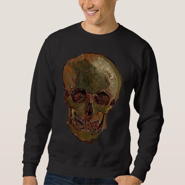 A Skull by Vincent van Gogh Sweatshirt (Front)