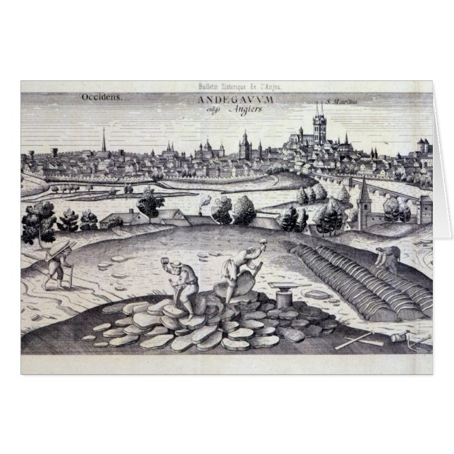 A Slate Quarry in Angers, 1561 (Front Horizontal)