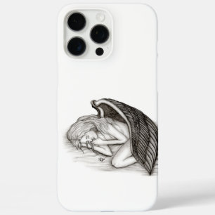 A sleeping Angel , black and white iPhone 16 Pro Max Case