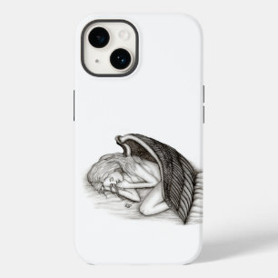 A sleeping Angel , black and white Case-Mate iPhone 14 Case