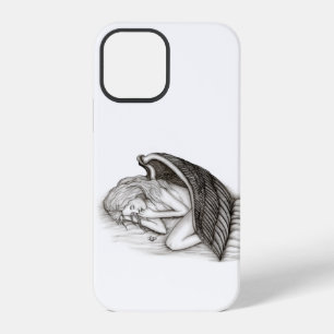 A sleeping Angel , black and white iPhone 12 Pro Case