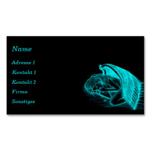 A sleeping Angel Business Cards