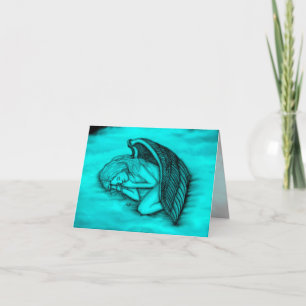 A sleeping Angel Card