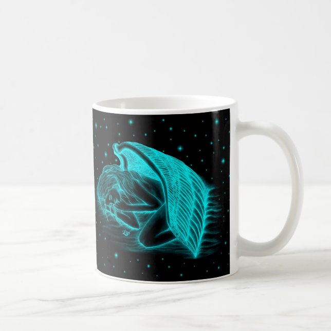 A sleeping Angel Coffee Mug (Right)