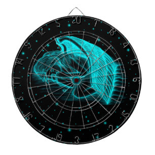 A sleeping Angel Dartboard