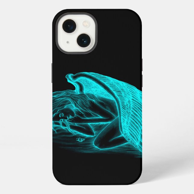 A sleeping Angel iPhone Case (Back)