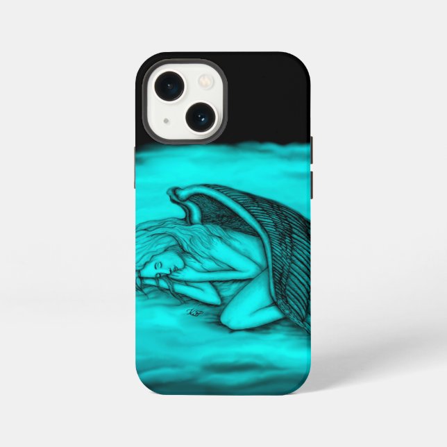 A sleeping Angel iPhone Case (Back)