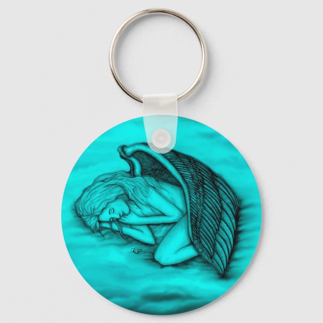 A sleeping Angel Key Ring (Front)