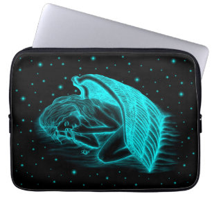 A sleeping Angel Laptop Sleeve