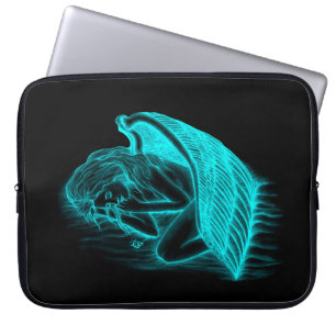 A sleeping Angel Laptop Sleeve