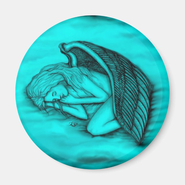 A sleeping Angel Magnet (Front)
