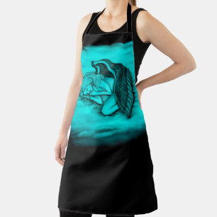 A sleeping Angel on the heavens clouds Apron