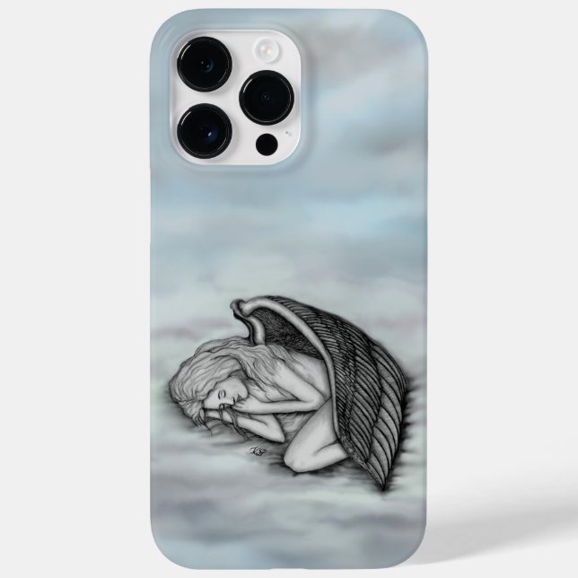 A sleeping Angel on the heavens clouds Case-Mate iPhone Case (Back)