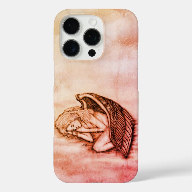 A sleeping Angel on the heavens clouds Case-Mate iPhone Case (Back)