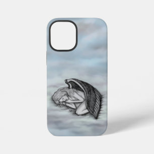 A sleeping Angel on the heavens clouds iPhone 12 Mini Case