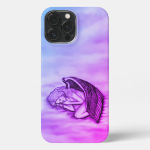 A sleeping Angel on the heavens clouds iPhone 13 Pro Max Case