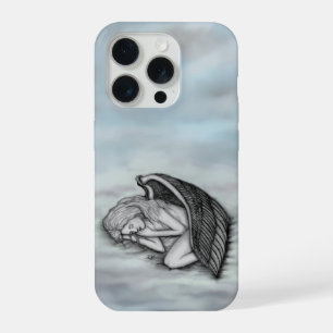 A sleeping Angel on the heavens clouds iPhone 15 Pro Case