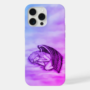 A sleeping Angel on the heavens clouds iPhone 15 Pro Max Case