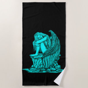 A sleeping Angel on the Stone Beach Towel
