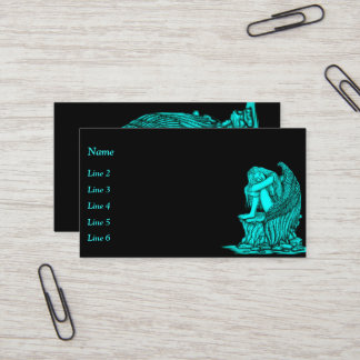 A sleeping Angel on the Stone Business Card
