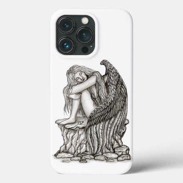 A sleeping Angel on the Stone Case-Mate iPhone Case (Back)