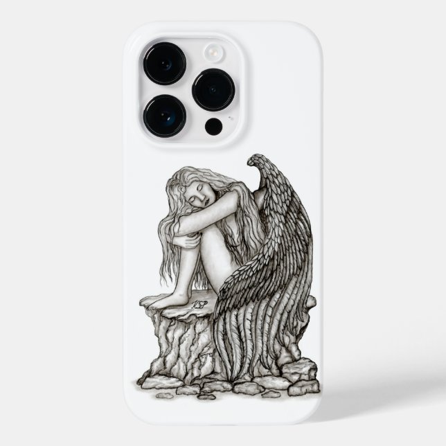 A sleeping Angel on the Stone Case-Mate iPhone Case (Back)