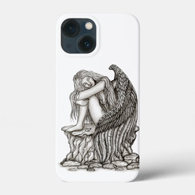 A sleeping Angel on the Stone Case-Mate iPhone Case (Back)