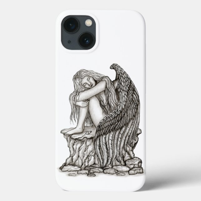 A sleeping Angel on the Stone Case-Mate iPhone Case (Back)