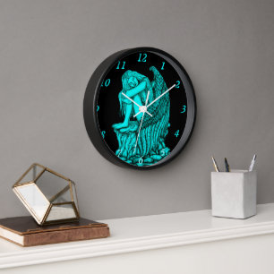 A sleeping Angel on the Stone Clock