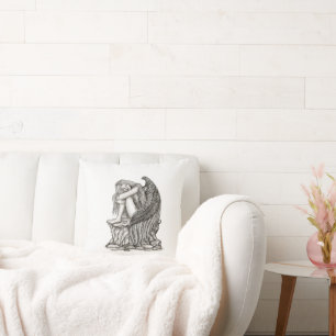 A sleeping Angel on the Stone Cushion